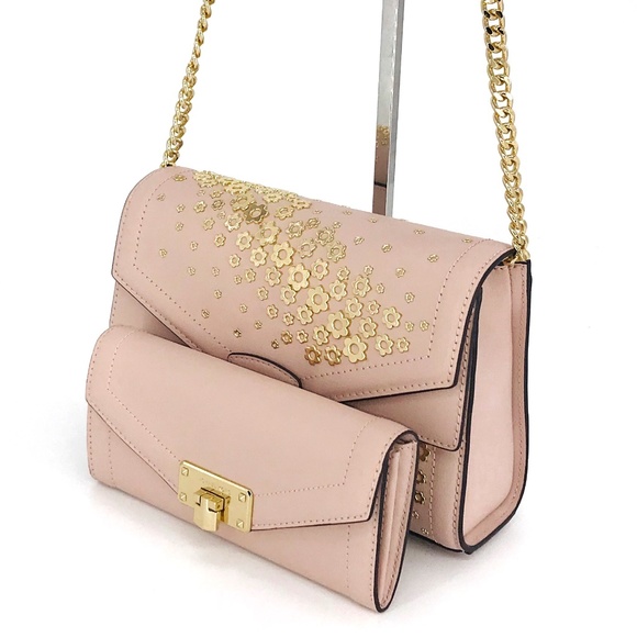 2PCS Michael Kors Kinsley Shoulder Flap Bag Wallet - Picture 2 of 8